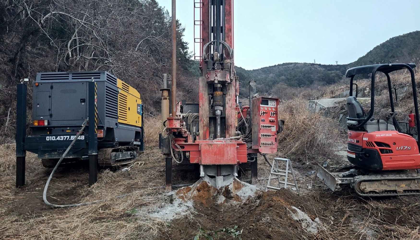 En Yeosu, la profundidad de los pozos de agua suele oscilar entre 50 y 150 metros