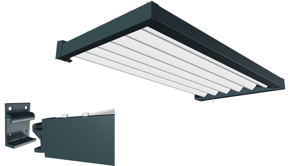 El tejadillo bioclim�tico de Mitjavila proporciona un control preciso de la luz, reduciendo el sobrecalentamiento y mejorando el confort pasivo...