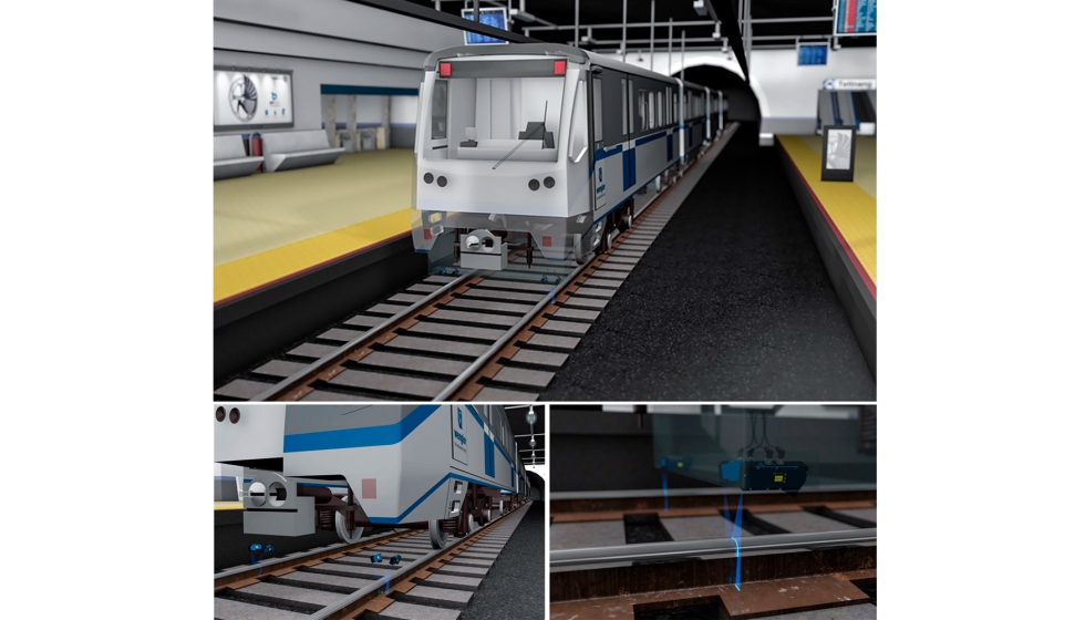 Los trenes de medici�n equipados con sensores 2D/3D pueden registrar roturas, hendiduras y da�os en el rango de micr�metros mientras circulan...