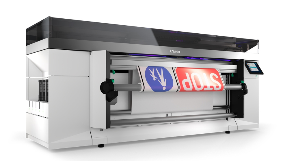 La Colorado M-Traffic se basa en el �xito de la impresora de soporte flexible de 1,6 m de la serie Colorado M de Canon