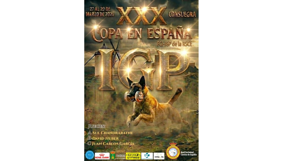 Re�ne las mejores 60 parejas gu�a-perro compitiendo por el t�tulo de Campe�n de Espa�a y por la clasificaci�n para el Campeonato del Mundo FCI-IGP...