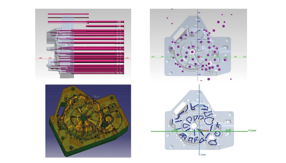Conce��o dos canais de refrigera��o...