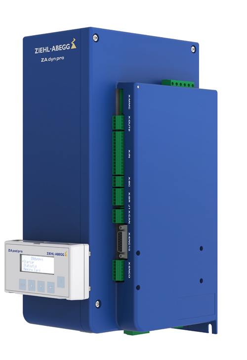 El convertidor de frecuencia ZAdyn 4CS, preparametrizado de f�brica, reduce la complejidad de ajuste durante la puesta en marcha...