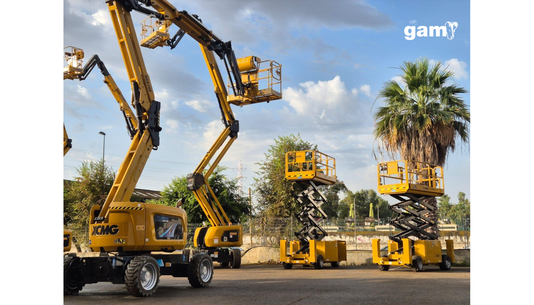 Las plataformas elevadoras XCMG tendr�n una notable presencia en el stand de GAM en Smopyc 2026