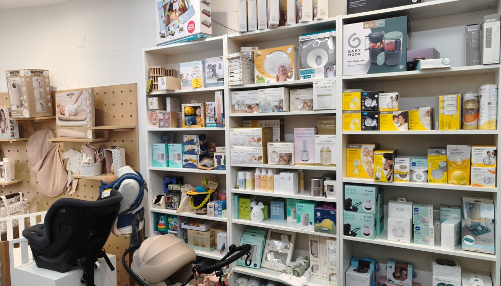 En sus 85 metros cuadrados, Nadons i Mamis ofrece todo tipo de productos de peuricultura