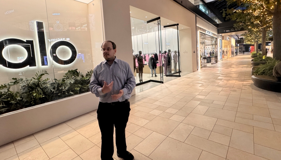 Vista del complejo Royalmount, nuevo distrito comercial y de ocio de Montreal, donde est�n desplegadas soluciones de seguridad f�sica de Genetec...