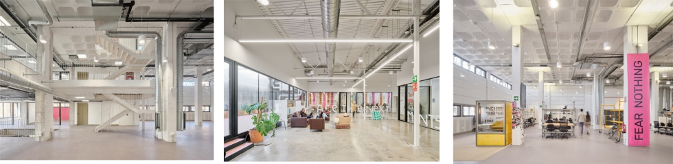 El dise�o industrial se mantiene en esta nave que ahora se ha convertido en un laboratorio de innovaci�n y centro de formaci�n avanzado...