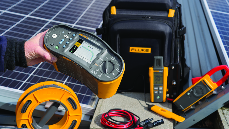 Kit de ferramentas solares SMFT-1000: Verificador fotovoltaico multifun��es e analisador de desempenho, localizador de curvas I-V Fluke...