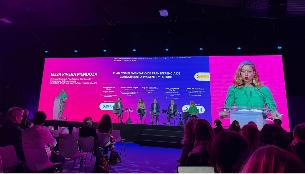 Representantes institucionales, empresas y agentes del ecosistema innovador participaron en las ponencias de Transfiere 2026...