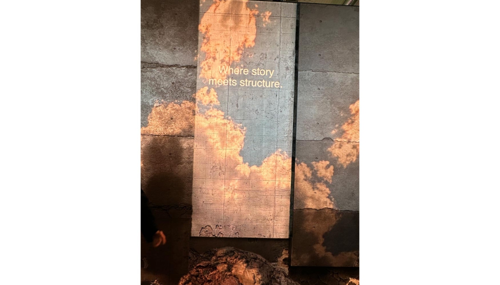 La superficie de policarbonato simula la madera para la proyecci�n de im�genes creando una atm�sfera �nica