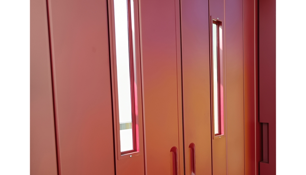 Modelo ABL-1 C, puerta articulada de doble hoja de apertura central