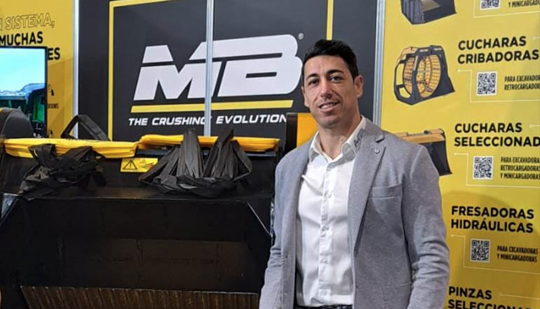Marc Pallar�s, coordinador de Ventas para Espa�a de MB Crusher