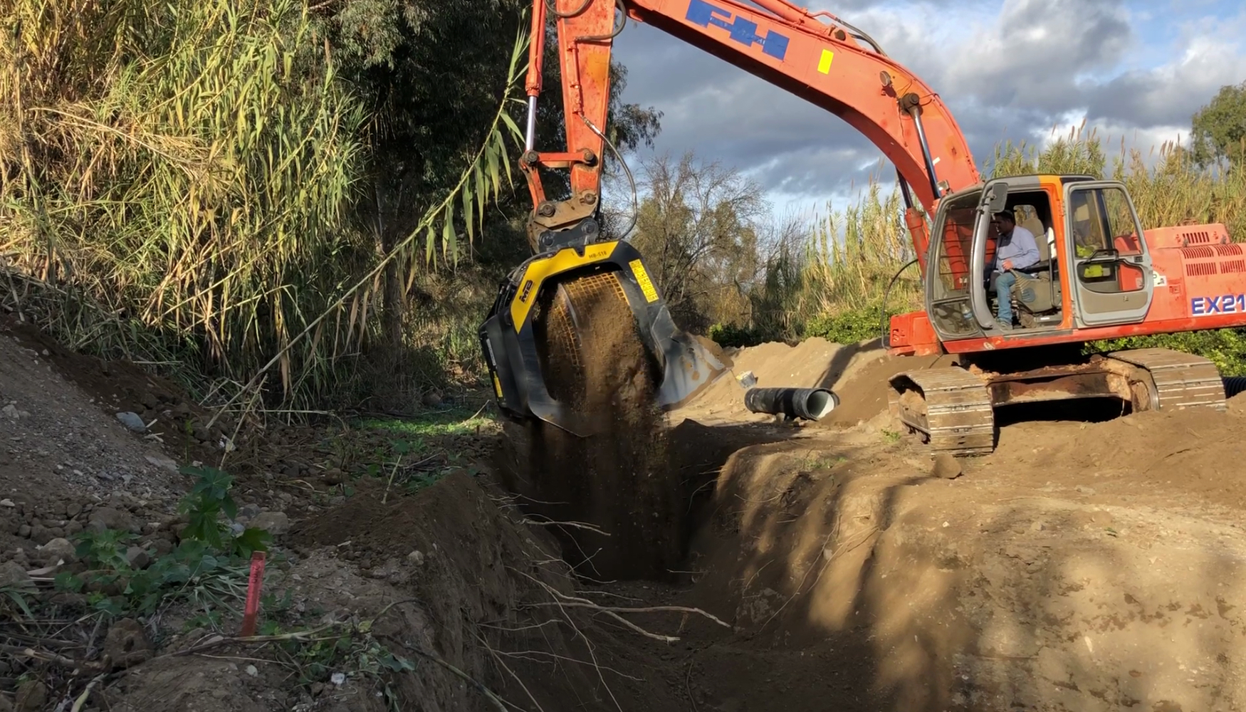 Cuchara cribadora MB-S 18