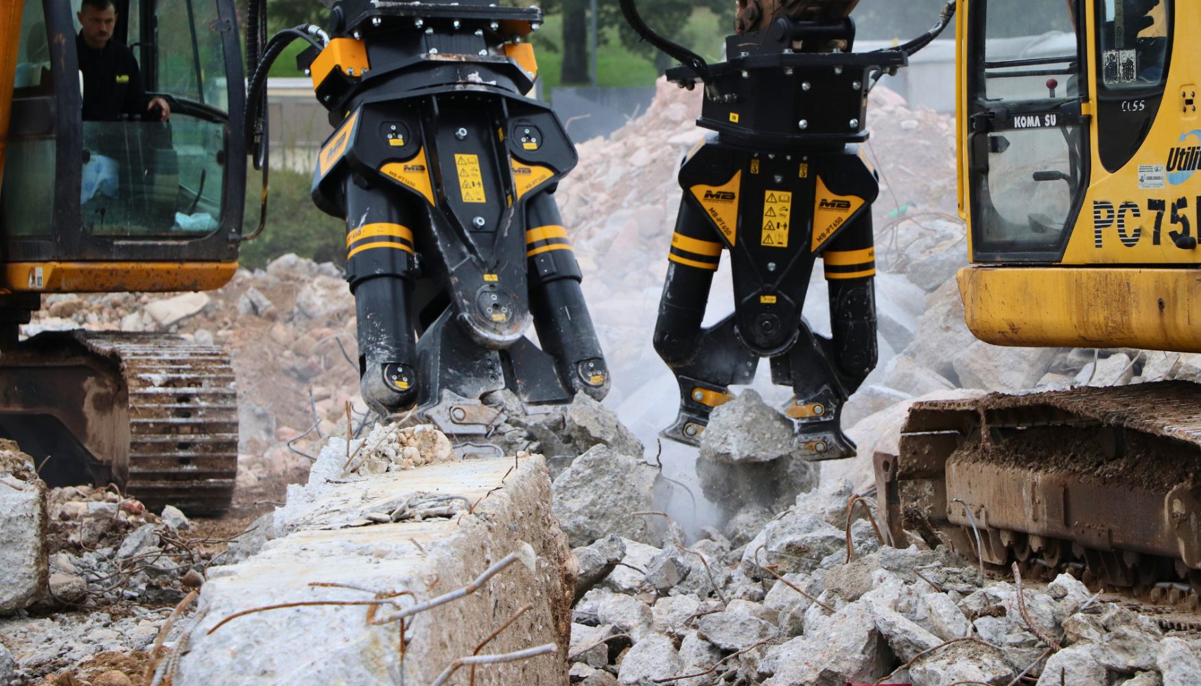 Nuevas pinzas de demolici�n MB-PT 1650 y MB-PT 650