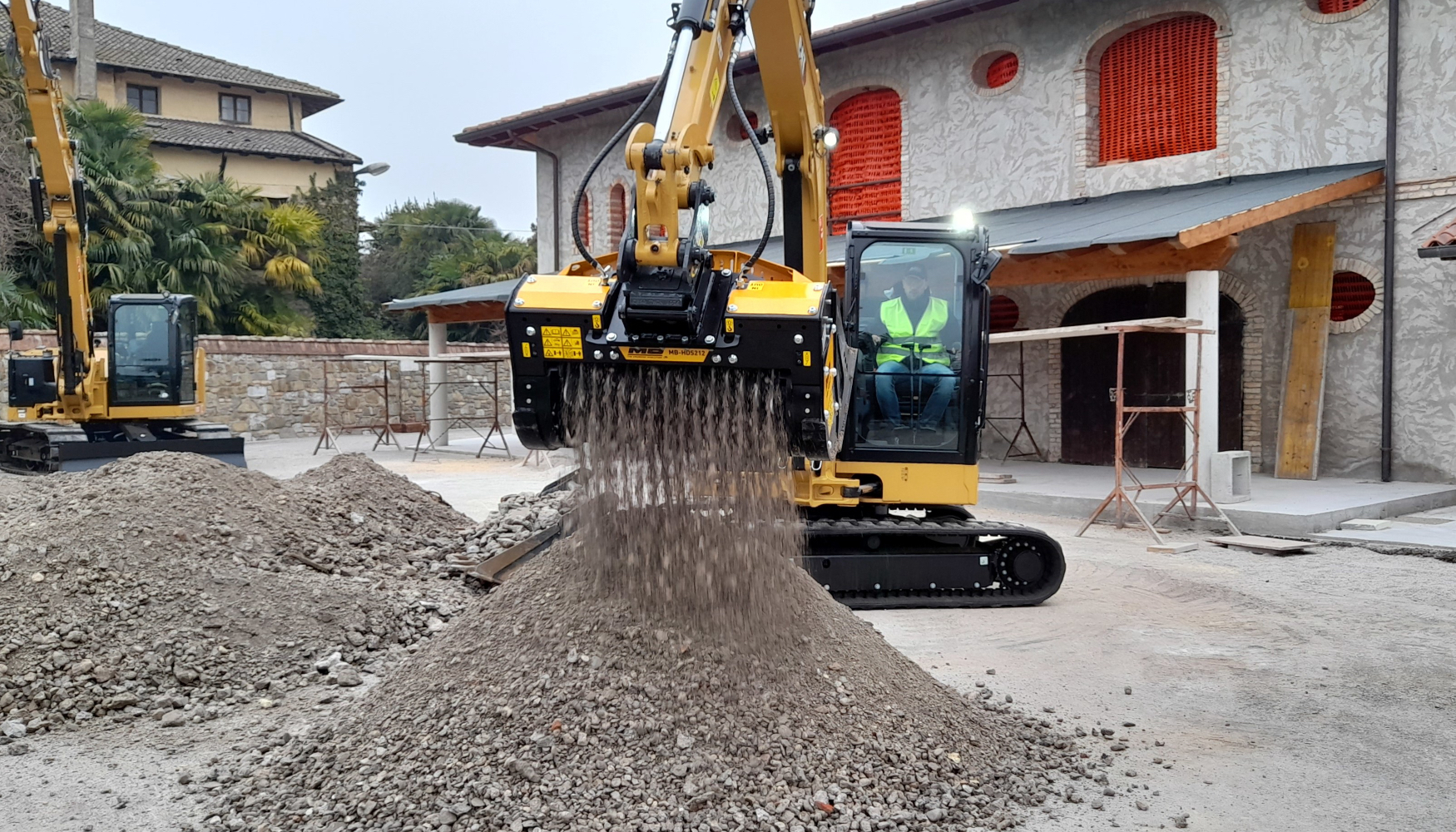 Cuchara seleccionadora con rotores MB-HDS 212