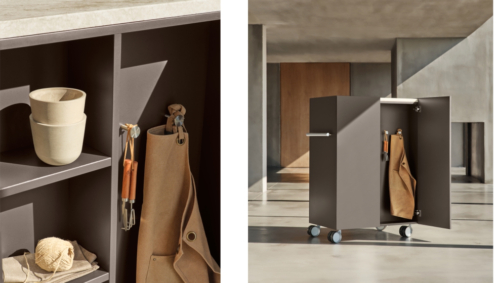 Los m�dulos act�an como aut�nticos t�tems funcionales, sin restricciones estructurales y con m�xima flexibilidad en la disposici�n del plano...