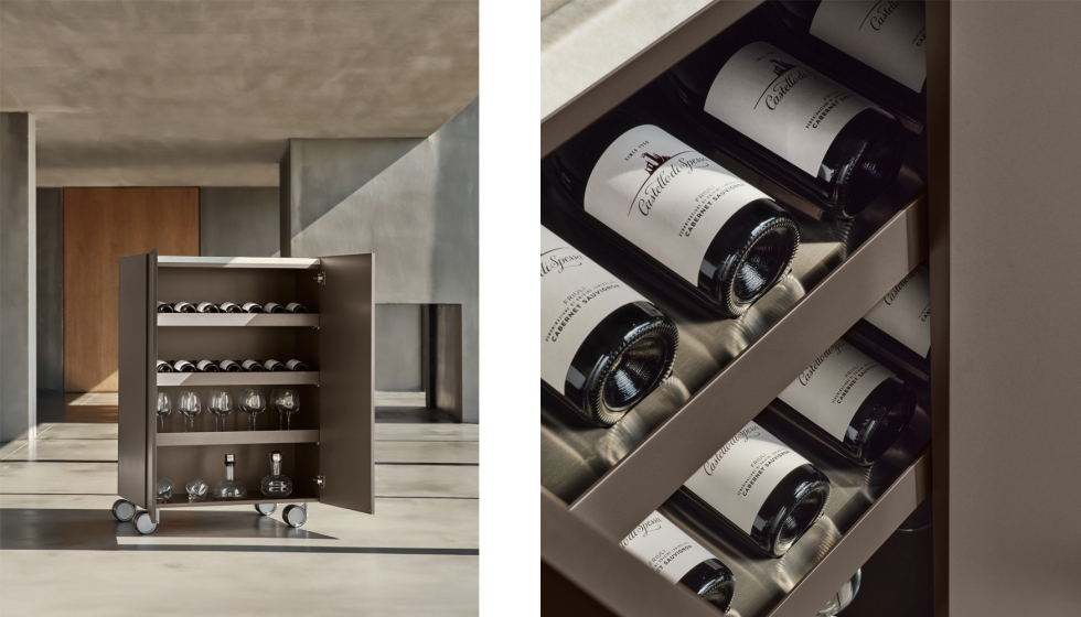 El Carry completa el sistema como estaci�n m�vil de trabajo, despensa o zona de bar, adapt�ndose con flexibilidad a distintas necesidades...