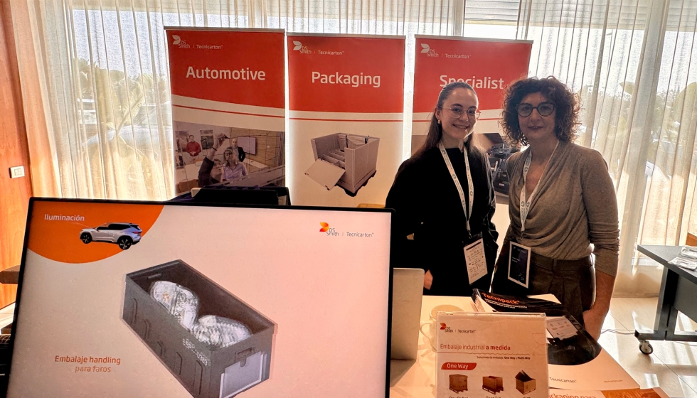 Stand de DS Smith � Tecnicarton en CEP Auto 2026, donde present� sus soluciones de packaging a medida para la industria de automoci�n...