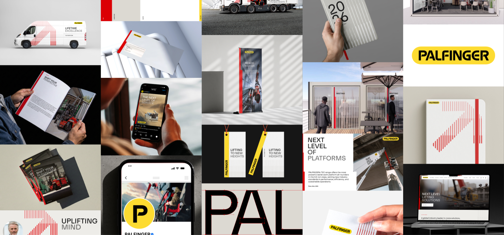 Palfinger va a implementar su nueva imagen en todos los materiales del Grupo