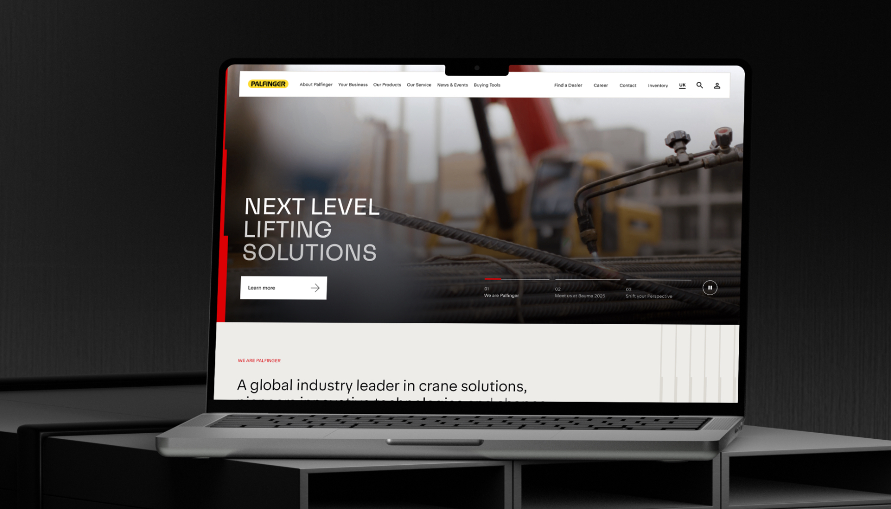 Nueva web global de Palfinger