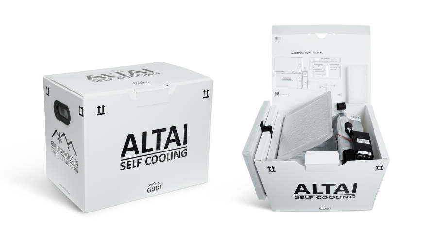 El contenedor Altai permite activar la refrigeraci�n bajo demanda y mantener temperaturas controladas durante m�s de 96 horas...
