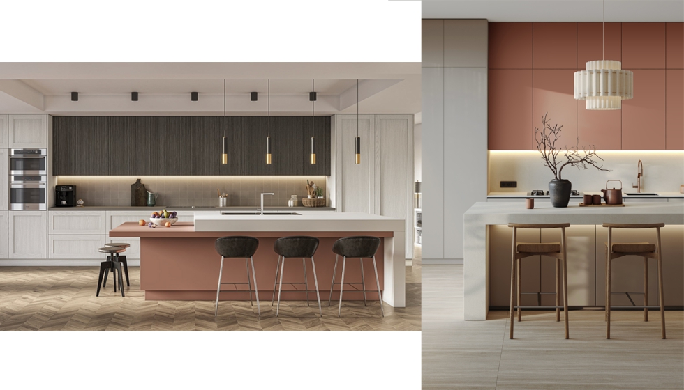 Esta gama de superficies consolida la propuesta decorativa de la compa��a mediante colecciones que exploran la relaci�n entre materia, luz y volumen...