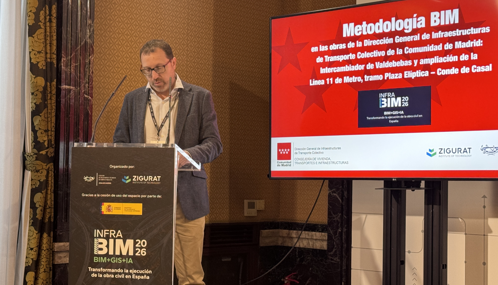 �lvaro Ruiz L�pez, jefe de Unidad T�cnica de Obras de Infraestructuras de Transporte II (Comunidad de Madrid)