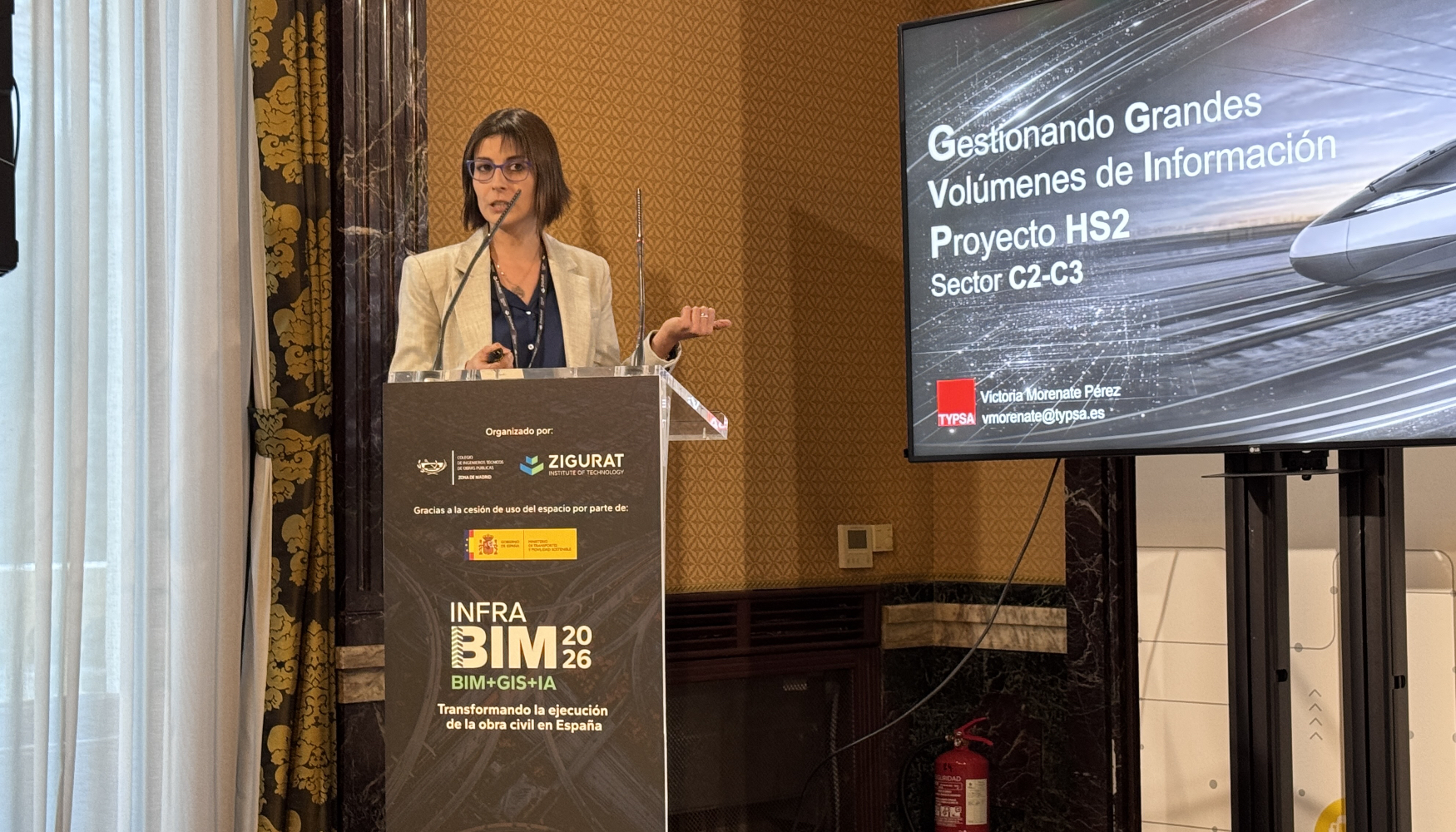 Victoria Morenate P�rez, directora del Departamento de BIM-GIS en TYPSA