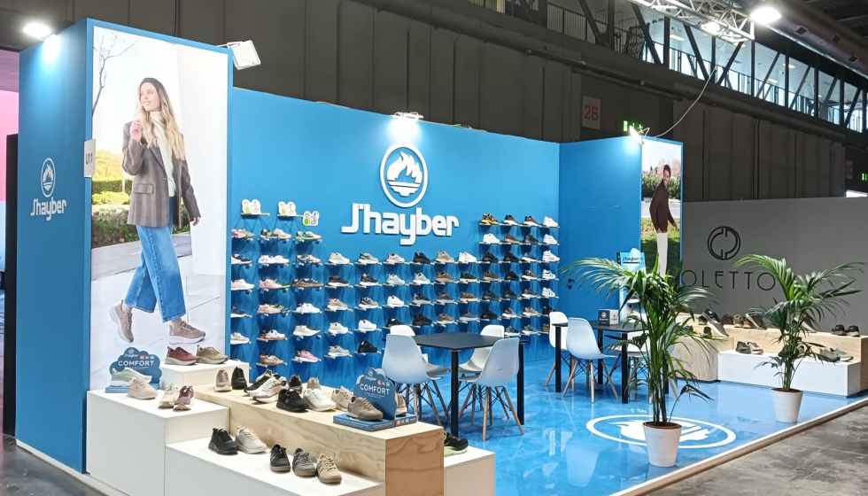 Stand de J'hayber en MICAM Milano 2026