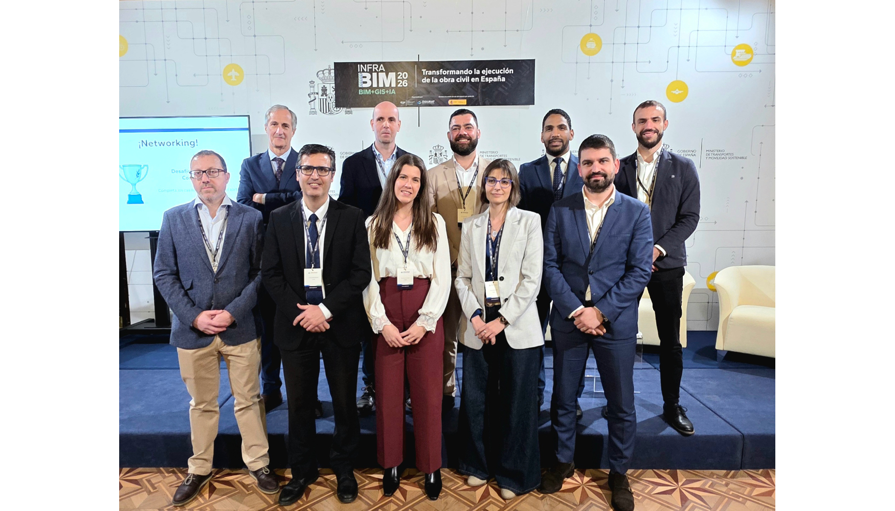 Foto de familia con los ponentes de INFRABIM 2026