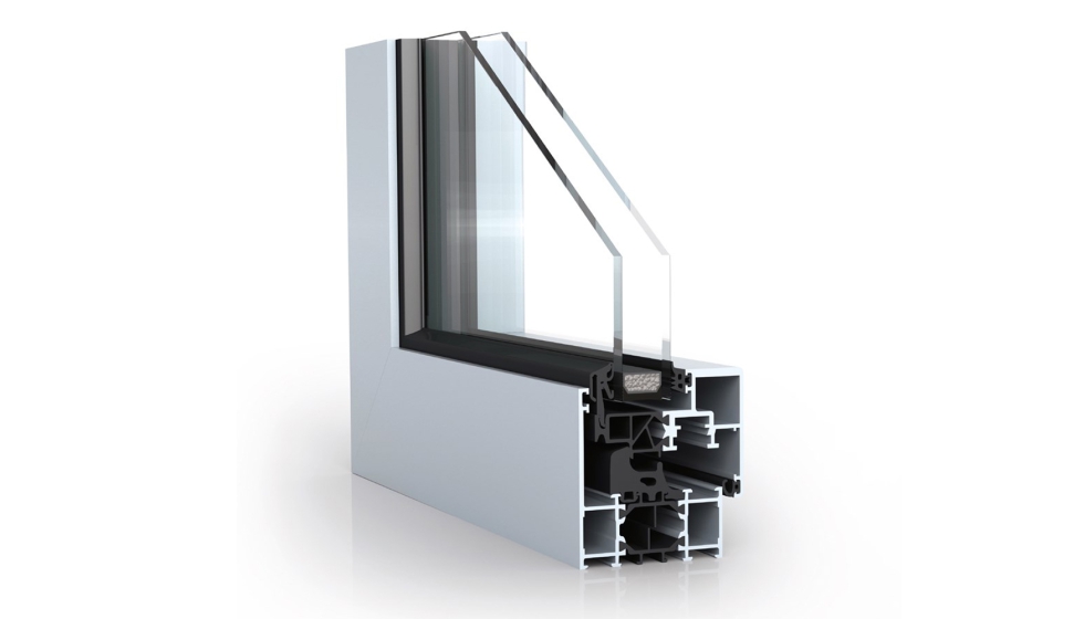 Sistema Wicline 75 evo hoja oculta. Foto: Wicona