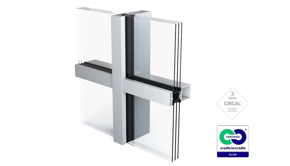 Wictec 50 fachada stick. Foto: Wicona