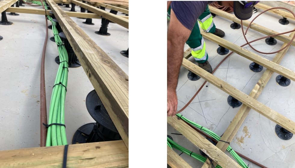 El jard�n se define a partir de m�dulos estructurales que recoge soluciones para el riego o drenaje...