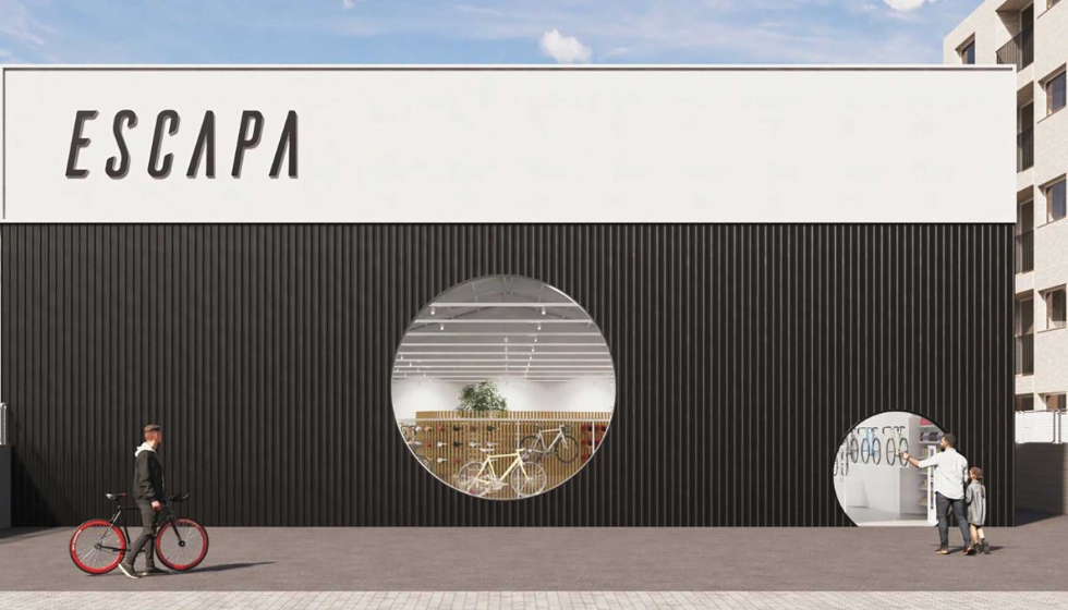 As� se ver� en el exterior el nuevo espacio ESCAPA en Alicante, ubicado en la Calle Sagitari de Alicante