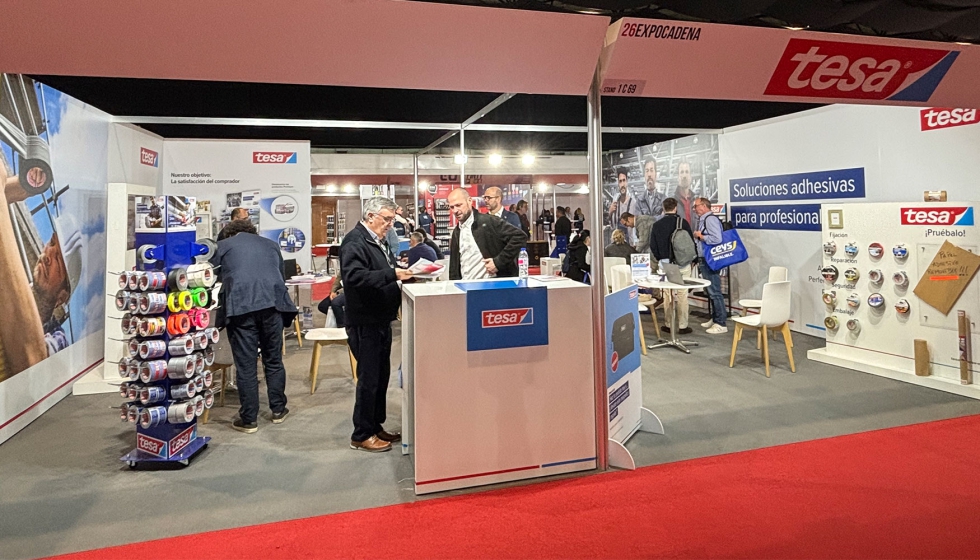Muchos visitantes acudieron al stand 1C69 de tesa tape