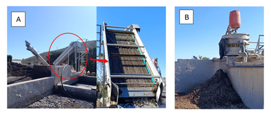 Figura 2. Evaluaci�n de tecnolog�as: separaci�n de 100 micras y valorizaci�n de nutrientes