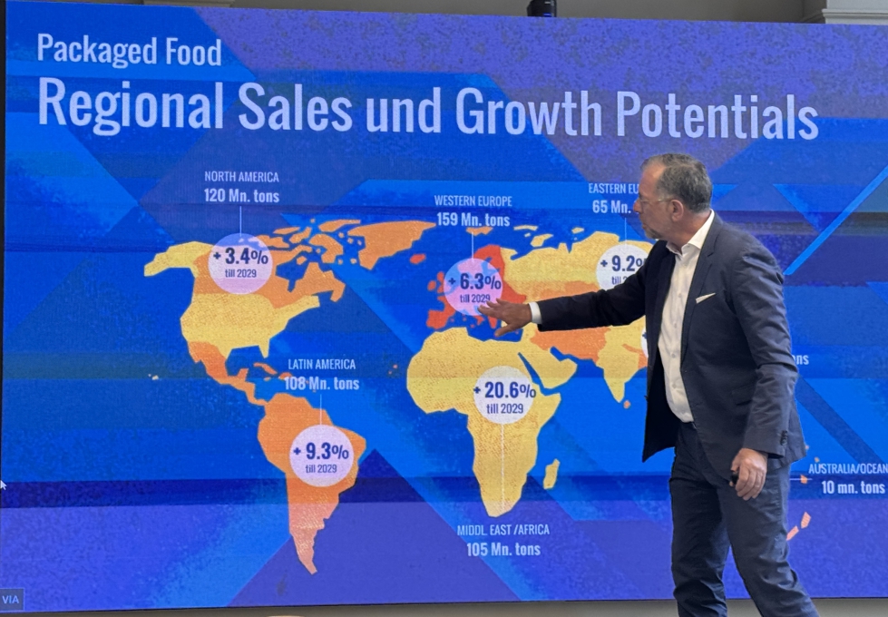 Christian Traumann analiz� el potencial de crecimiento de los mercados regionales en la industria del packaging