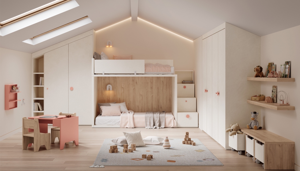 Los dormitorios infantiles no son �nicamente espacios para el descanso, sino entornos donde los ni�os pueden descubrir...