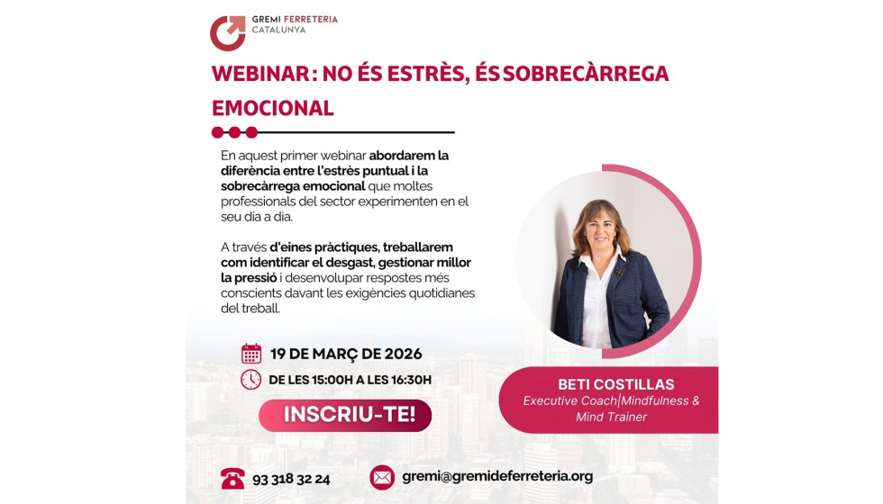 Primer webinar, previsto para el 19 de marzo
