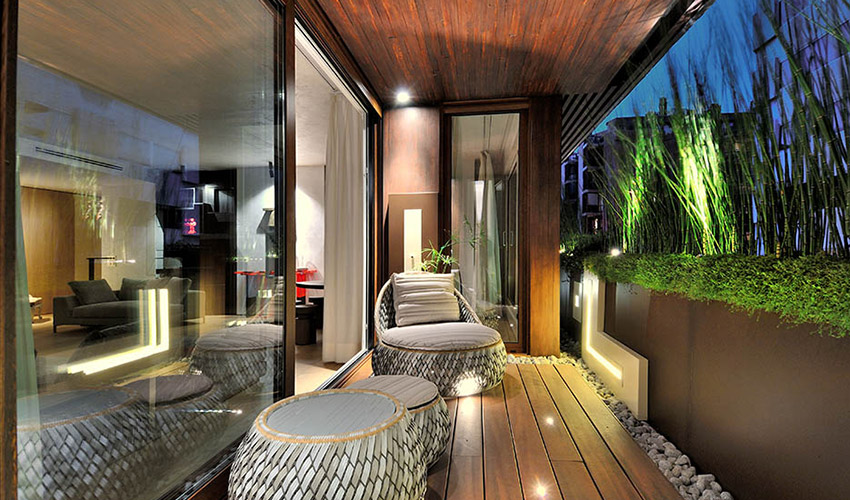 Terraza Silueta Dorada de Fernando Pozuelo