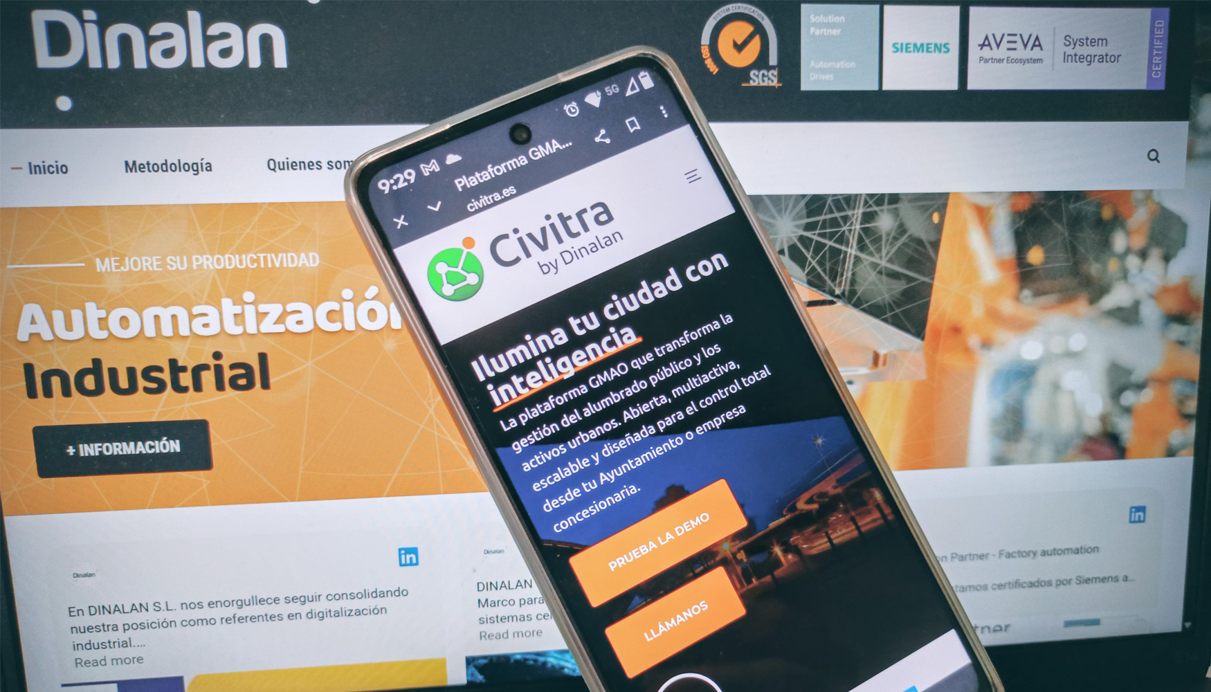 La propuesta de Dinalan est� dise�ada con base en los principios de la ciudad inteligente