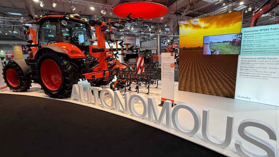 La multinacional japonesa Kubota desarrolla diferentes soluciones aut�nomas