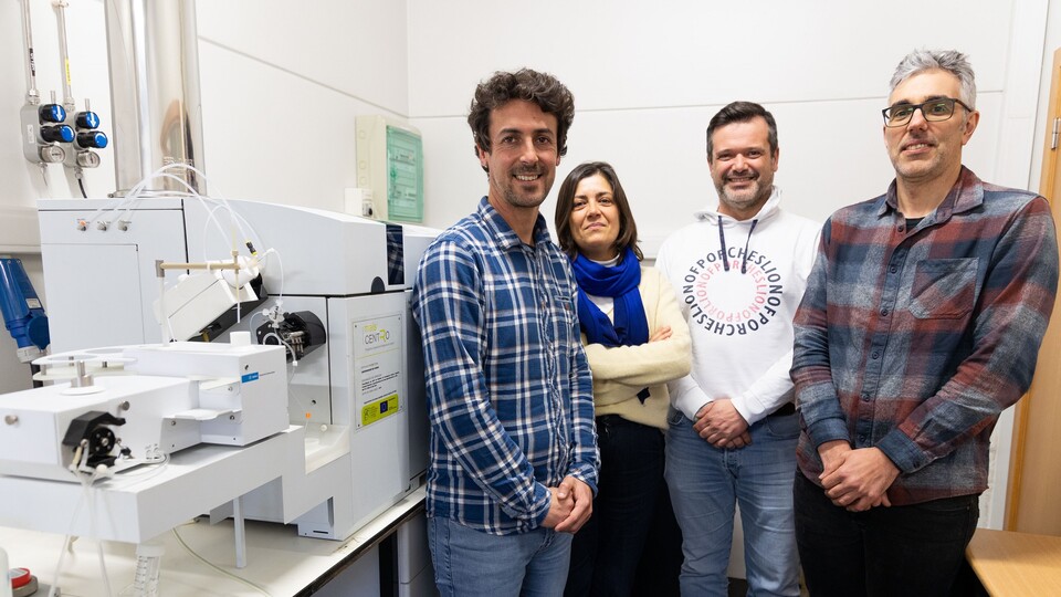 Os investigadores Fernando Ricardo, Carla Patinha, Ricardo Calado e Renato Mamede. Cr�ditos: Universidade de Aveiro...