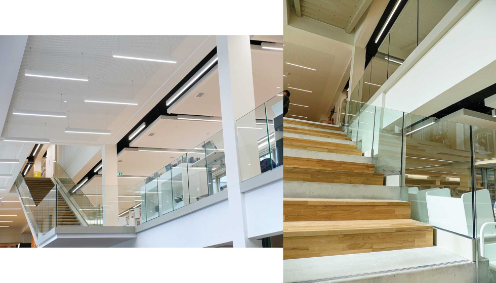 El sistema permite la personalizaci�n mediante lacado en una amplia gama de colores RAL, adapt�ndose a los requisitos est�ticos de cada proyecto...