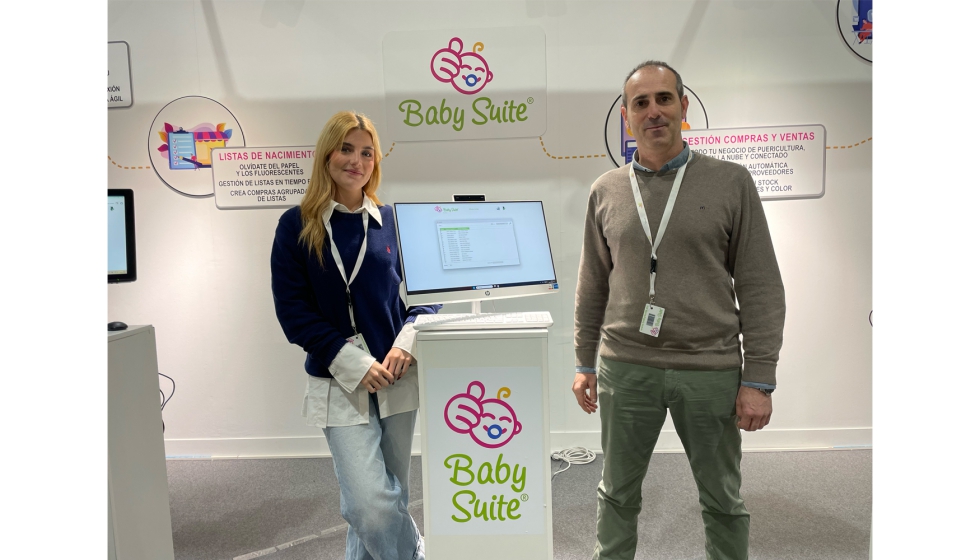 Carmen Giner, traductora, y David Romans, CEO de Baby Suite