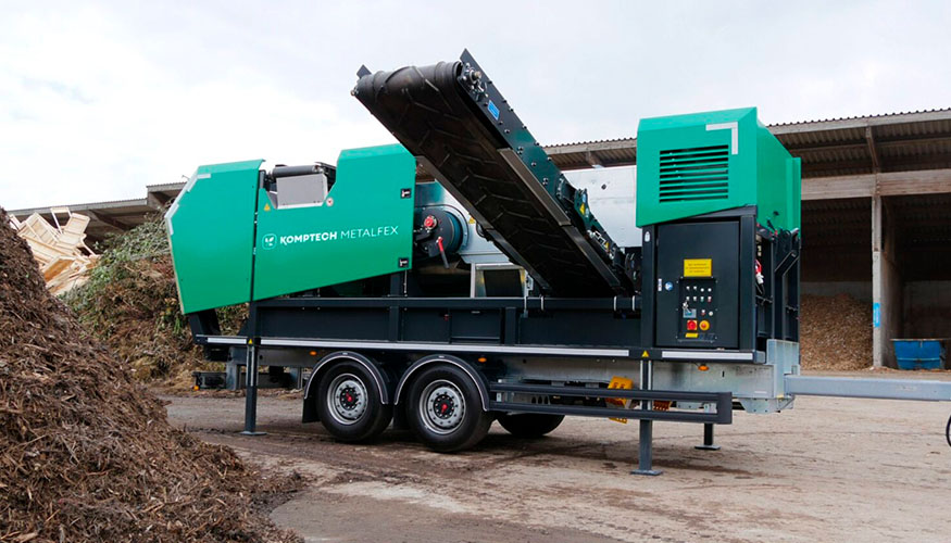 Metalfex , equipo de separaci�n. Maquinaria premium Mycsa junto a Komptech