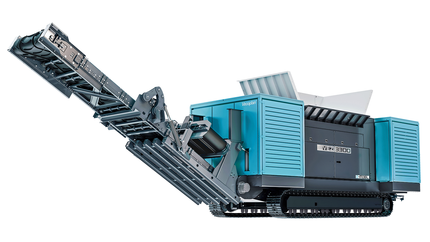 La nueva trituradora VEZ 3300 e m�vil se presentar� del 4 al 7 de mayo en la feria IFAT de M�nich