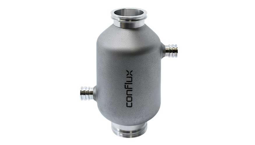 Enfriador de aceite Conflux utilizado en una carrera de resistencia de distancia completa en un coche desarrollado por Multimatic...