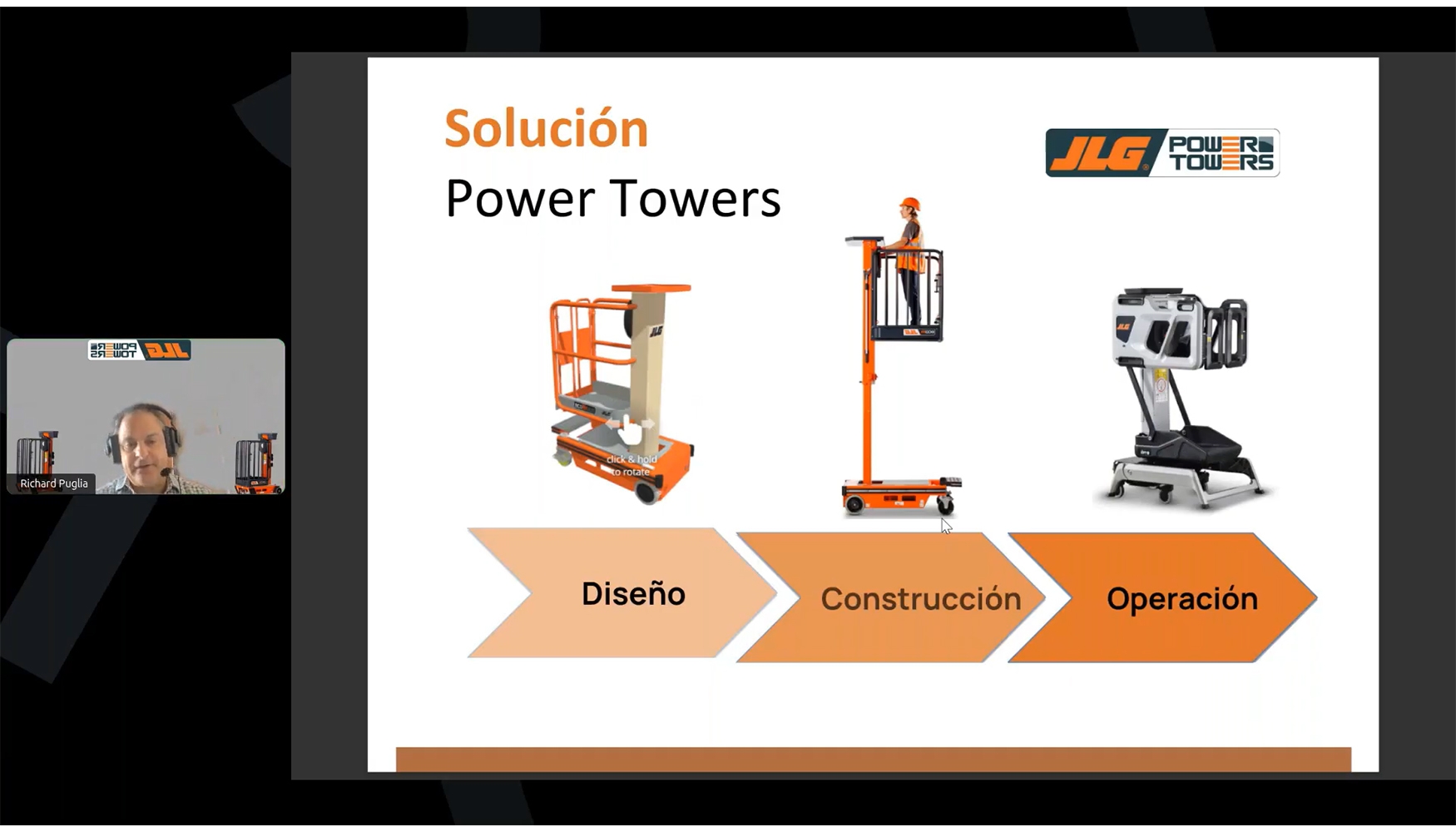 Richard Puglia, director de Desarrollo Comercial, Ventas y Marketing para EMEAI de JLG Power Towers