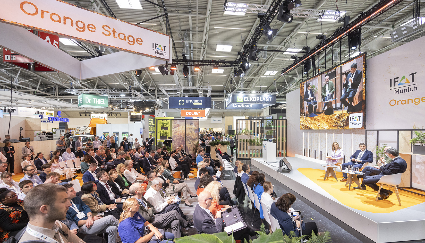 El 'Orange Stage' volver� a ofrecer un programa variado de eventos en 2026. � Messe M�nchen GmbH